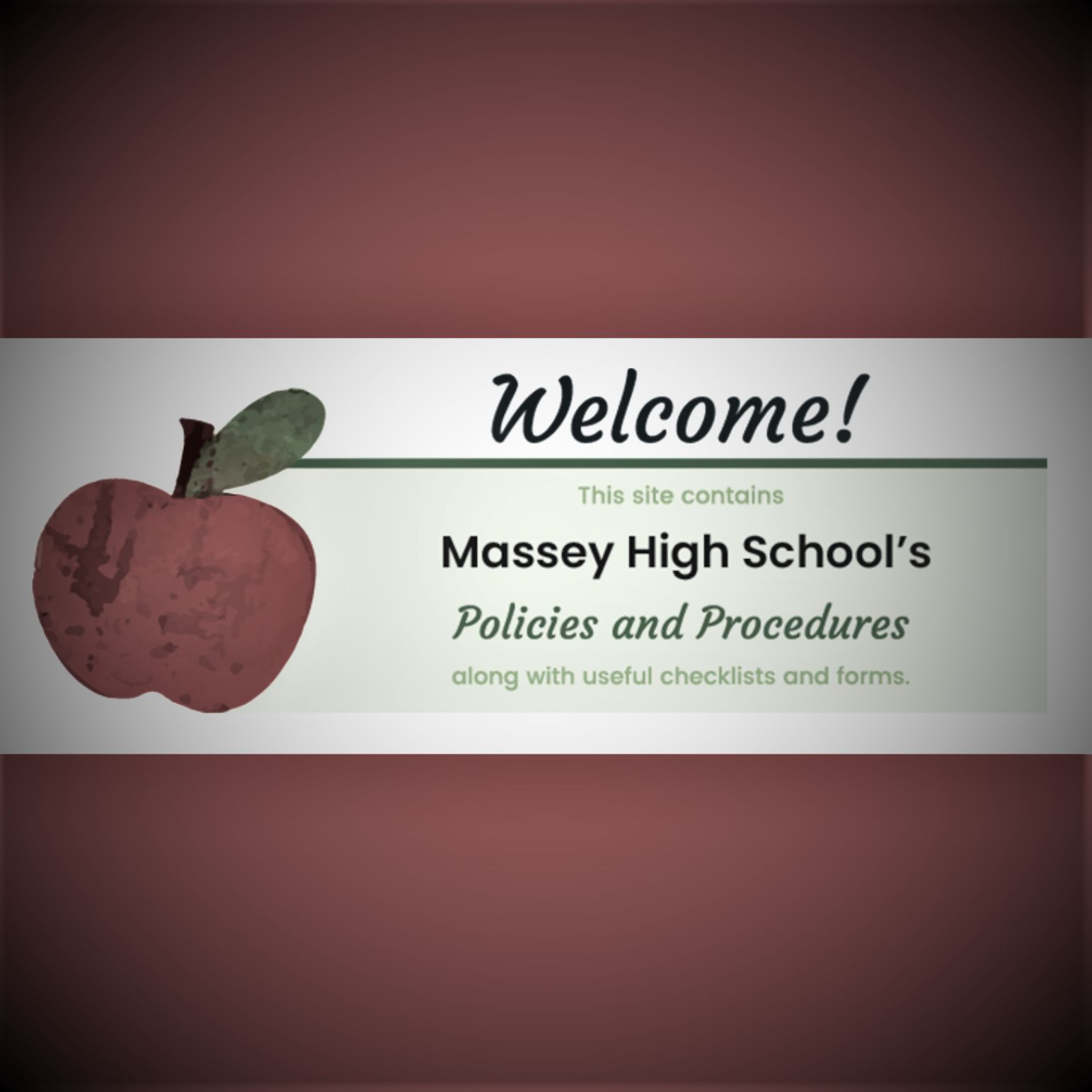Massey High School Policies and Procedures